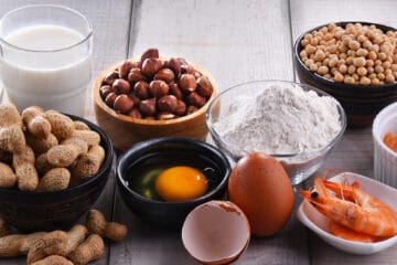 Die Differenzierung der Allergene glutenhaltiges Getreide und Schalenfrüchten