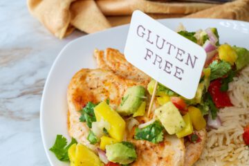 Mexikanisches Reisgericht mit Gemüse, glutenfrei